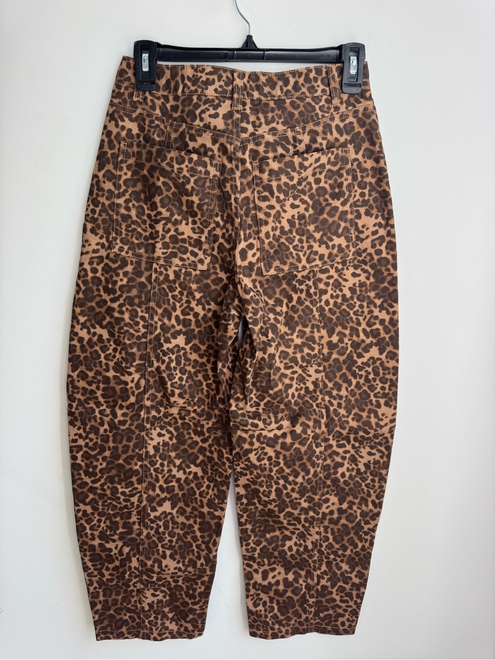 Future Collective NWT Leopard Print Cropped Jeans - Brown #leopard - Picture 5 of 8